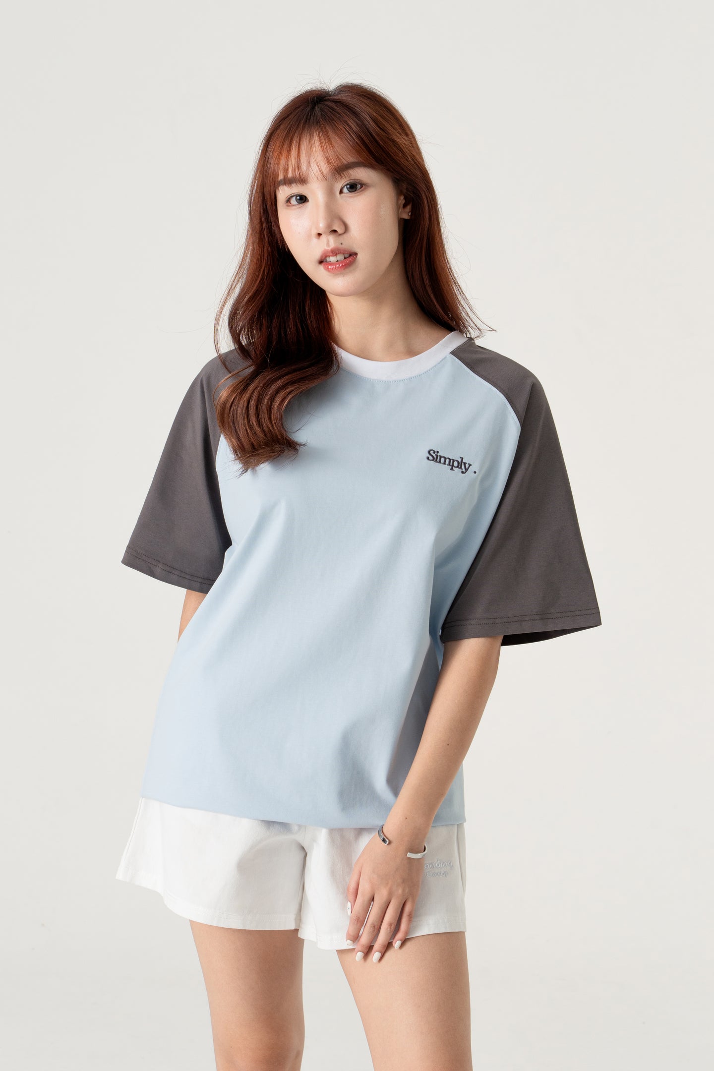 Simply. Unisex Oversized Tri-Colour T - Simply